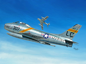 Model kit 1/72 North-American FJ-2 Fury (Sword)