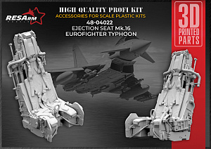 Additions (3D resin printing) 1/48 Eurofighter Typhoon catapult seat (RESArm)