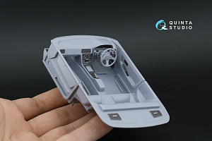 Nissan Silvia S13 3D-Printed & coloured Interior on decal paper (Aoshima) (with metal sticker parts)