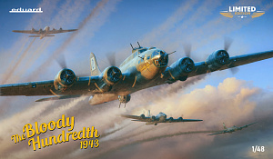 Model kit 1/48 B-17F Flying Fortress (The Bloody Hundredth 1943) (Eduard kits)