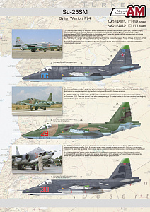 Decal 1/48 Su-25SM Syrian Warriors Pt.2 (Advanced Modeling) 