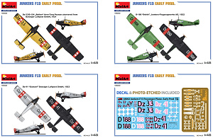 Model kit 1/48 Junkers F13 Early Production (3x camo) (MiniArt)