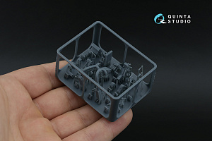 AH-1W 3D-Printed & coloured Interior on decal paper (Trumpeter) (with 3D-printed resin parts) 