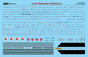 Decal 1/32 Trojans At War - T-28 Trojans in the Vietnam War (AOA Decals)