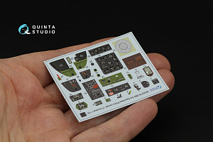 SBD-3/SBD-4 Dauntless Pilot's Cockpit  3D-Printed & coloured Interior on decal paper (Trumpeter)