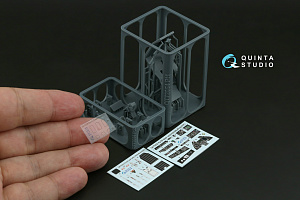 Ka-50 (black panels) 3D-Printed & coloured Interior on decal paper (HobbyBoss/ARK) (with 3D-printed resin parts)