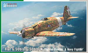 Model kit 1/32 Fiat G.50bis/G.50bis/N 'Fighter-Bomber & Navy Fighter' (Special Hobby)