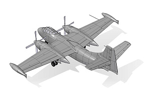 Model kit 1/72 North-American AJ-1 Savage (Roden)