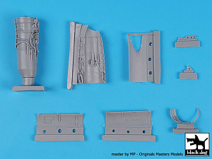 Additions (3D resin printing) 1/48 Blackburn Buccaneer Big set (designed to be used with Airfix kits) 