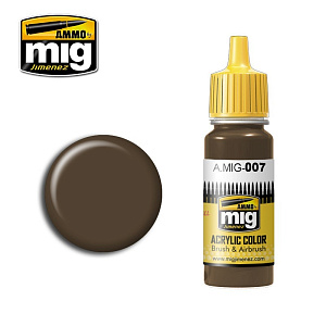 Acrylic paint RAL 7017 DUNKELBRAUN (Ammo Mig) (17ml)