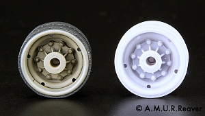 Additions (3D resin printing) 1/35 Track rollers for the Merkava 4/4M tank model (A.M.U.R.Reaver) 