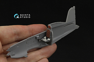 Boeing F4B-4 3D-Printed & coloured Interior on decal paper (Clear Prop)