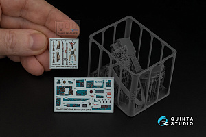MiG-21MF (Moscow plant) 3D-Printed & coloured Interior on decal paper (RFM) (with 3D-printed resin parts)