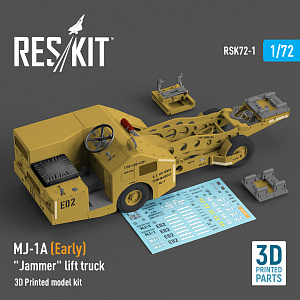 Additions (3D resin printing) 1/72 MJ-1A (Early) "Jammer" lift truck (3D-Printed model kit) (ResKit)