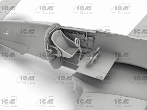 Model kit 1/32 Henschel Hs-123A-1 late version (ICM)