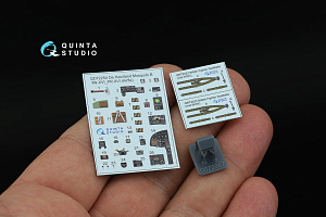 DH Mosquito B Mk.XVI/PR.XVI 3D-Printed & coloured Interior on decal paper (Airfix) (with 3D-printed resin parts)