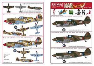 Decal 1/48      Re-printed! Curtiss P-40B Tomahawk of the RAF (112th Sqn) & the American Volunteer Group [Mk.II] 