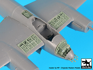 Additions (3D resin printing) 1/72 de Havilland Mosquito Mk.VI set N°1 (designed to be used with Tamiya kits)