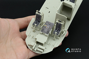 МН-60R Seahawk 3D-Printed & coloured Interior on decal paper (Kitty Hawk)