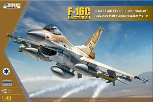 Model kit 1/48 F-16C Block 40 Israeli Air Force F-16C "Barak" (Kinetic Model Kits)