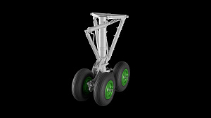 Additions (3D resin printing) 1/72 Ilyushin IL-18, Il-20, Il-22, Il-38 Landing gears with wheels (designed to be used with A-Model kits)