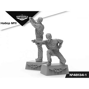 Figures (resin) 1/48 TECHNIQUES OF THE RF Navy. Set No. 11-1 (Temp Models)