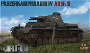 Model kit 1/72 Panzerkampfwagen IV Ausf.B (World At War) (IBG Models)