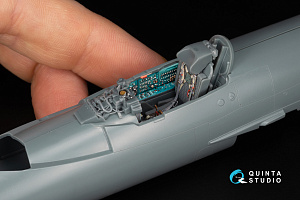 MiG-21MF Fishbed-J (Moscow plant) 3D-Printed & coloured Interior on decal paper (Eduard) (with 3D-printed resin parts)