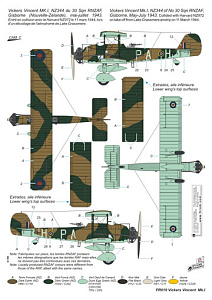 Model kit 1/72 Vickers Vincent (Frrom-Azur)