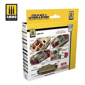 StuG III Ausf. G Exterior & Interior Set (Ammo Mig) (12x17ml) 