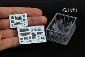 F-4C Phantom II 3D-Printed & coloured Interior on decal paper (Academy) (Small version) (with 3D-printed resin parts)