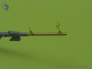 Aircraft detailing sets (brass) 1/32 German aircraft machine gun MG.15 - barrels and etched sights (2pcs) 