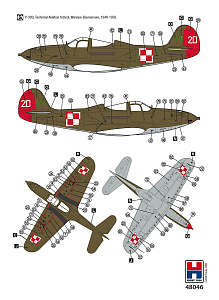 Model kit 1/48 Bell P-39Q/N Airacobra Eastern Front (Hobby 2000)