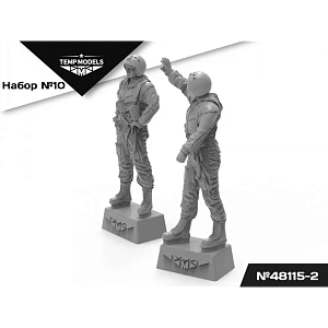 Figures (resin) 1/48 VMSK PILOTS Set No.10-2 (Temp Models)