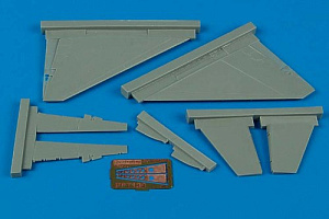 Additions (3D resin printing) 1/72 Saab J-35 'Draken' wing set (designed to be used with Hasegawa and Revell kits)