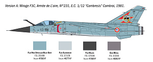 Model kit 1/48 Dassault Mirage F.1 (Italeri)
