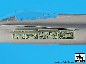 Additions (3D resin printing) 1/72 McDonnell-Douglas F/A-18 Hornet electronics (designed to be used with Academy kits)[F/A-18C F/A-18D F/A-18E F/A-18F) 