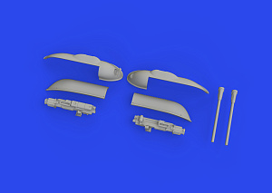 Additions (3D resin printing) 1/72 Messerschmitt Bf-109F/Bf-109G/Bf-109K gun pods 3D-Printed (designed to be used with Eduard kits) 