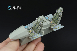 Eurofighter Typhoon Twin-seater EF-2000B/2000T 3D-Printed & coloured Interior on decal paper (Trumpeter)
