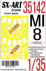 Paint Mask 1/35 Mi-8 (Trumpeter)