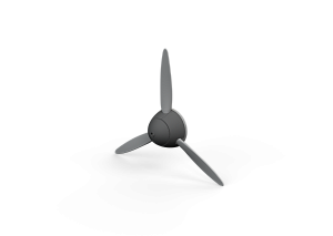 Additions (3D resin printing) 1/72 Messerschmitt Bf-109F propeller early 3D-Printed (designed to be used with Eduard kits) 