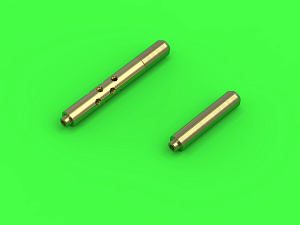 Aircraft detailing sets (brass) 1/72 Grumman F4F-3 Wildcat LATE - .50 Browning gun barrels with round holes & Pitot Tube (two options) 