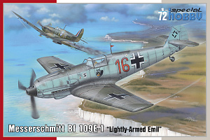 Model kit 1/72 Messerschmitt Bf 109E-1 'Lightly-Armed Emil' (Special Hobby)