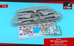 Model kit 1/72 Mikoyan MiG-3 late production version 'Bloody 1941' (Armory)