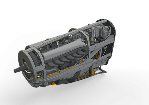 Additions (3D resin printing) 1/48 North-American P-51D-5 Mustang engine (designed to be used with Eduard kits)