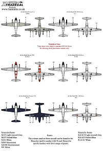 Decal 1/72 de Havilland Dove & Devon Collection (6) (Xtradecal)