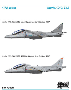 Model kit 1/72 BAe Harrier T.10/12 (Sword)