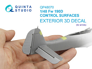 Fw 190D Control Surfaces (for all kits)