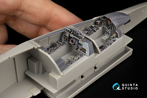 RF-4C Phantom II (early) 3D-Printed & coloured Interior on decal paper (Hasegawa) (Small version) (with 3D-printed resin parts)