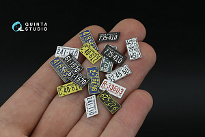 Southeastern U.S. License Plates 1950-1960 Pt.2 (All kits) (with metal base)